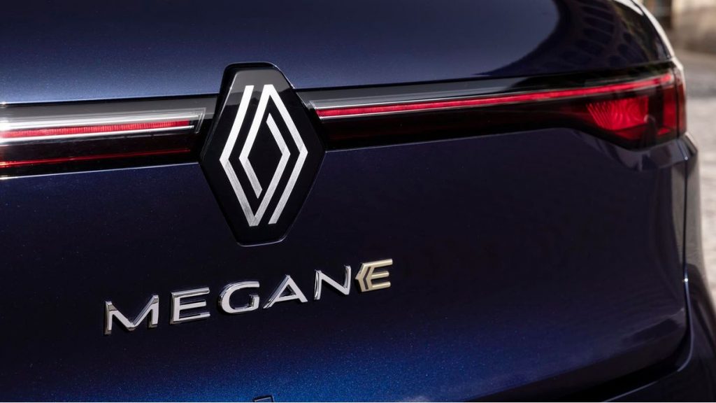 Renault Megane E-Tech 2022 logo nou