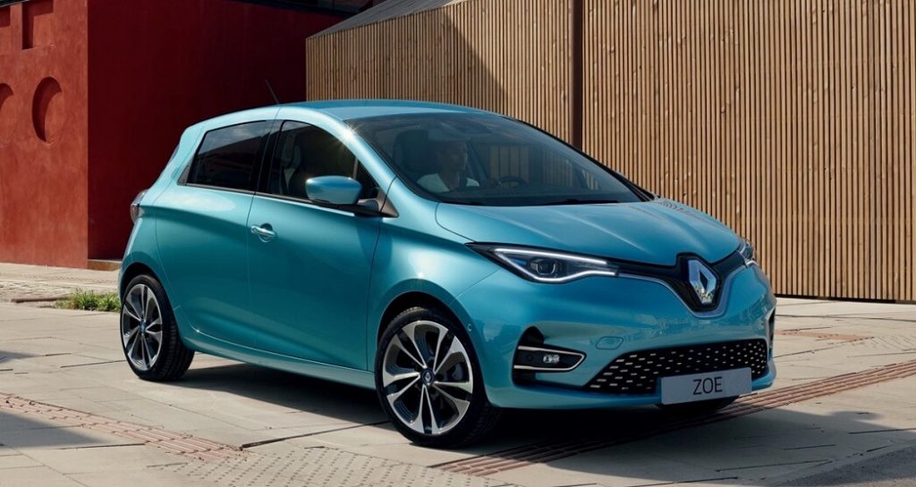 Renault ZOE cele mai ieftine masini electrice 2022