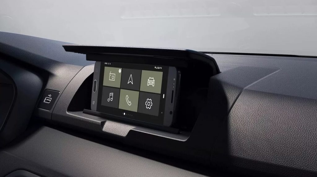 Dacia Sandero suport smartphone