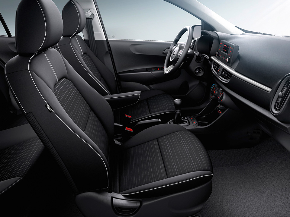 Kia Picanto interior scaune gri