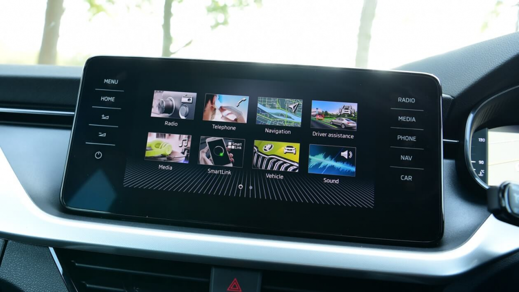 Skoda Kamiq 2021 ecran infotainment