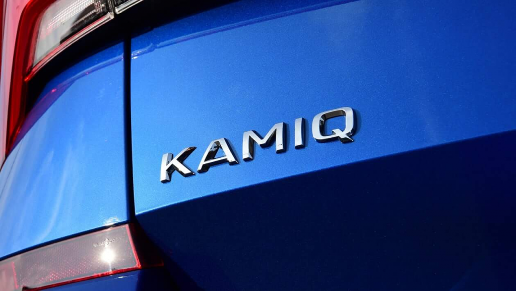 Skoda Kamiq 2021 insigna spate