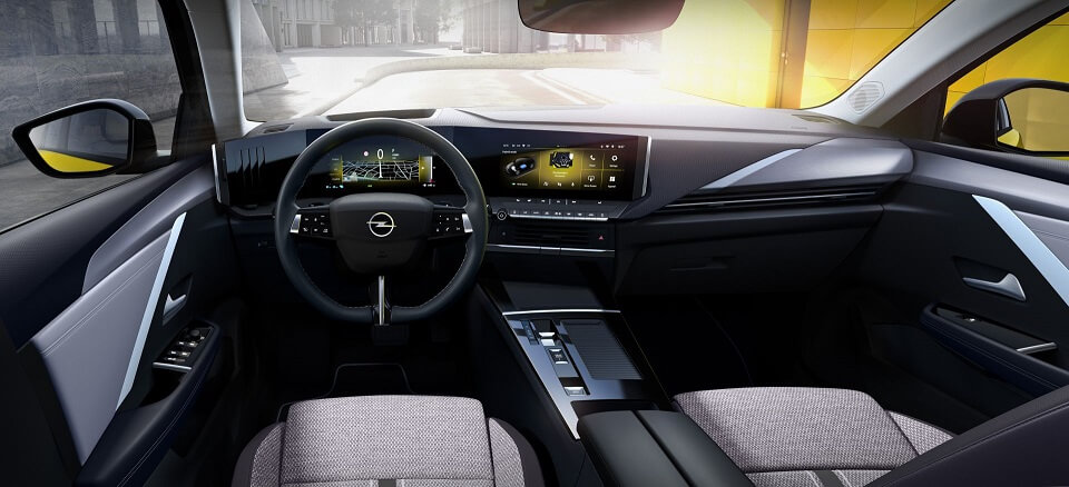 interior Opel Astra hatchback 2022