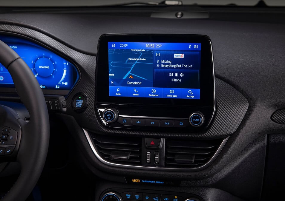 Ford Fiesta 2022 ecran touchscreen