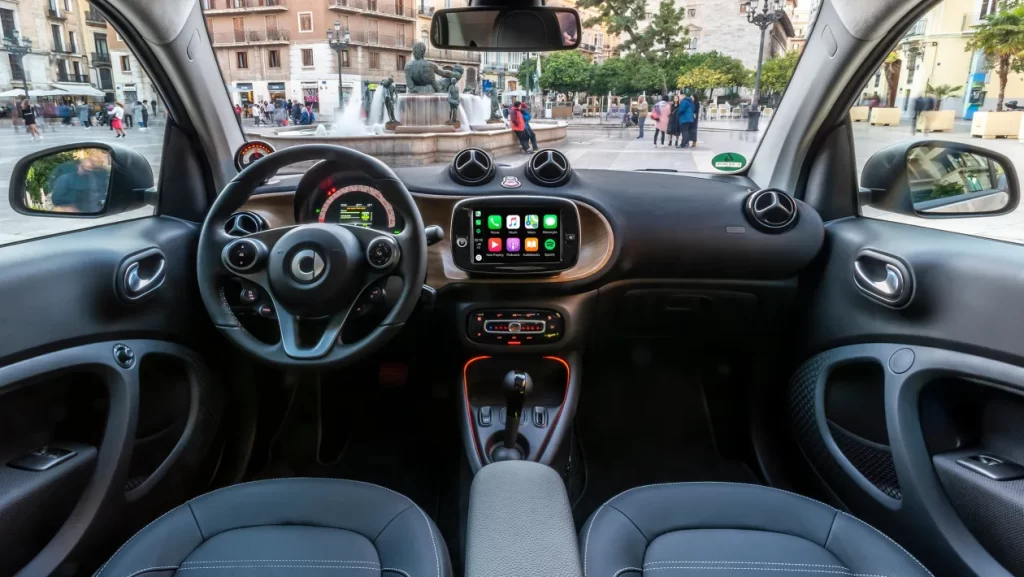 Smart EQ ForTwo interior