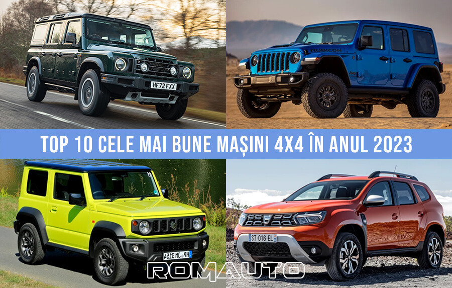 Top 10 cele mai bune mașini 4x4 în anul 2023