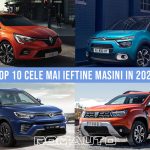 Top 10 cele mai ieftine masini in 2023 cu raport calitate-pret excelent TOP 10