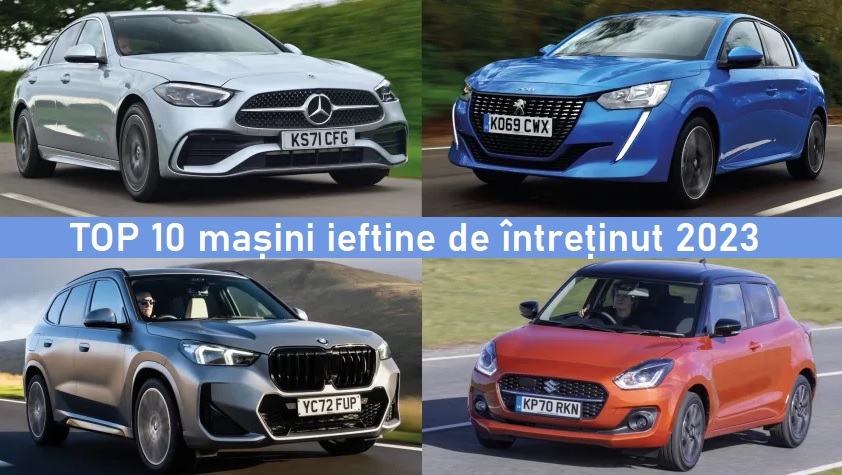 TOP 10 mașini ieftine de întreținut 2022
