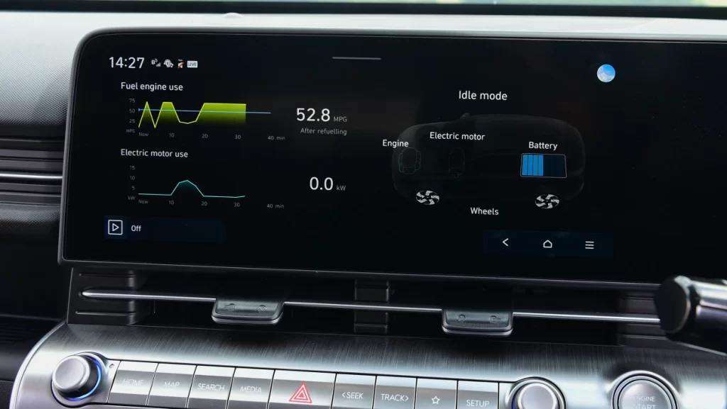 Hyundai Kona Hybrid Interior 