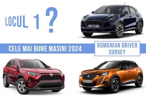
Cele mai bune masini 2024 conform Romanian Driver
                    
