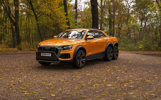 Audi Q8 6×6 prinde viata intr-o randare 3D!