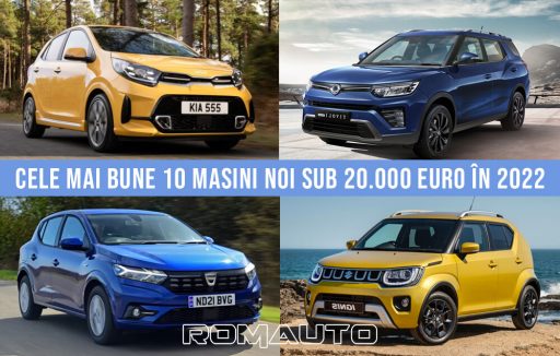 Top 10 masini noi sub 20.000 euro