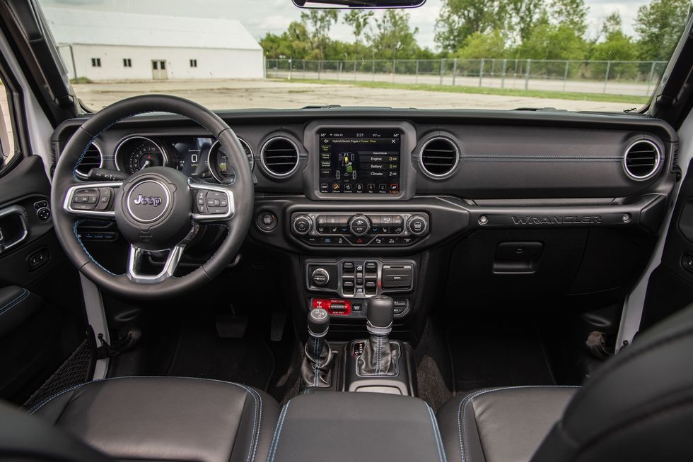 Jeep Wrangler 4xe interior