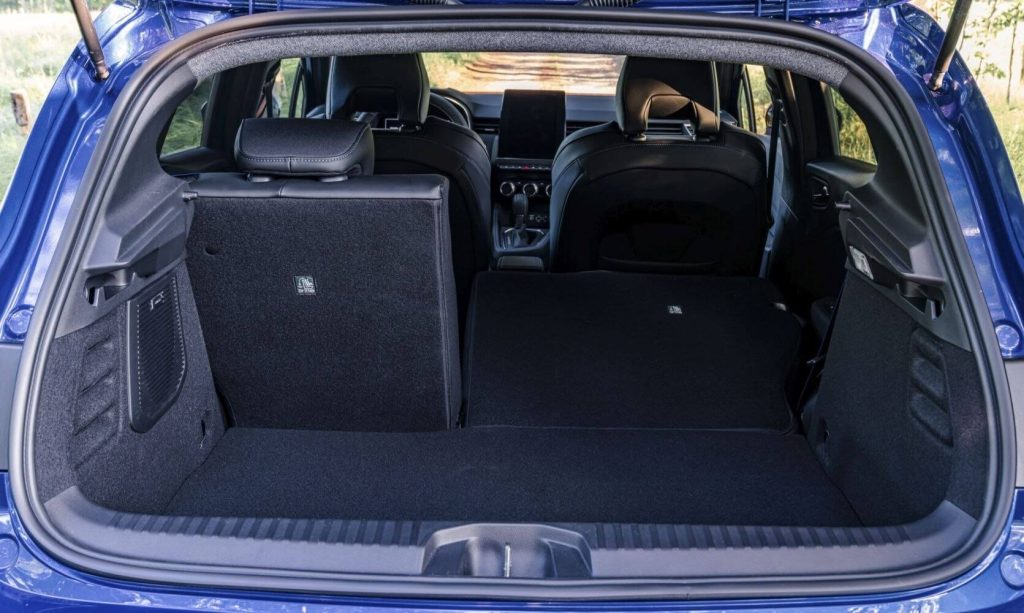 Portbagaj Renault Clio 5 și practicabilitate