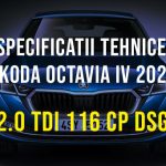 Skoda Octavia IV, 2.0 TDI DSG 116 CP 2019-2024