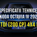 Skoda Octavia IV, 2.0 TDI 200 CP 4×4 DSG 2020-2023