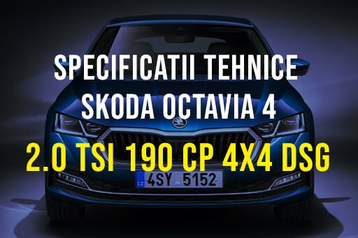 Skoda Octavia IV, 2.0 TSI 190 CP 4×4 DSG 2021-2023